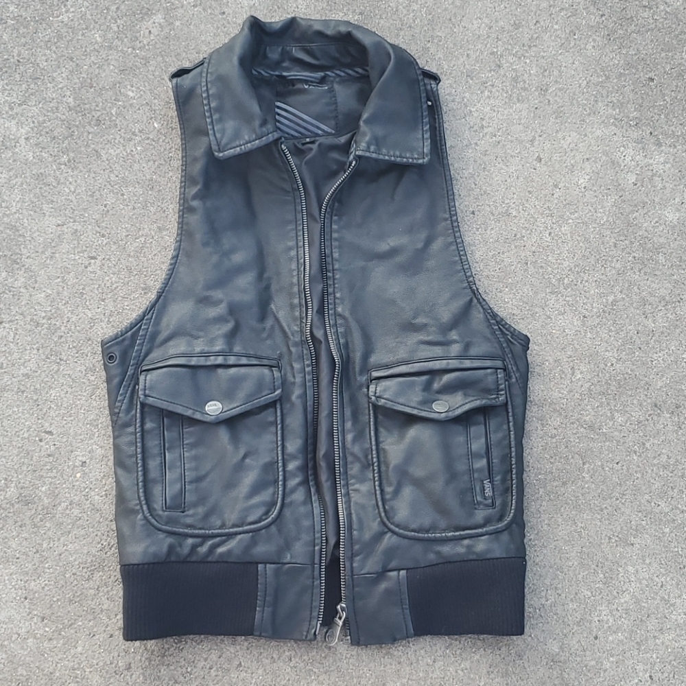 Vans Faux Leather Vest